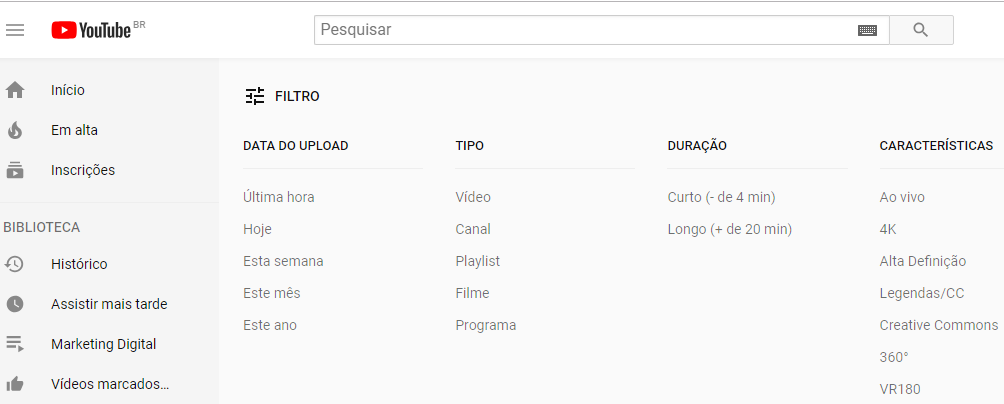 marketing no youtube dicas